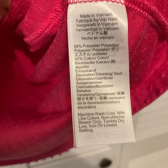 J. Crew Hot Pink Clip Dot Blouse Size Extra Large - Picture 8 of 10